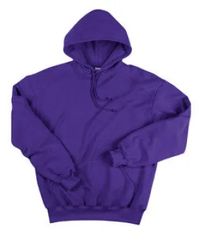 1254 Badger Adult Blended Hooded Sweatshirt Purple