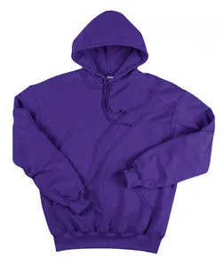 1254 Badger Adult Blended Hooded Sweatshirt Purple
