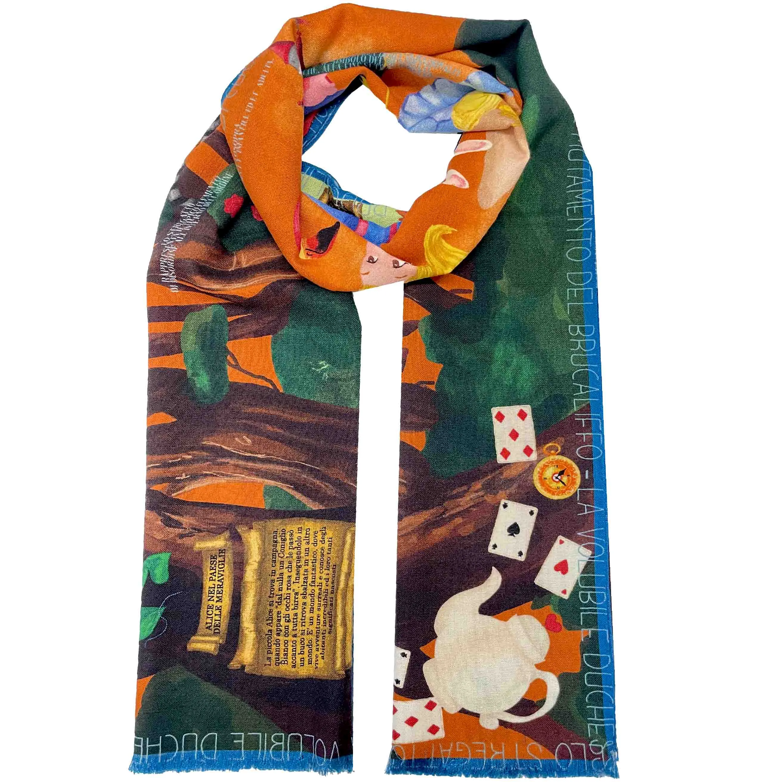 Alice in Wonderland Scarf