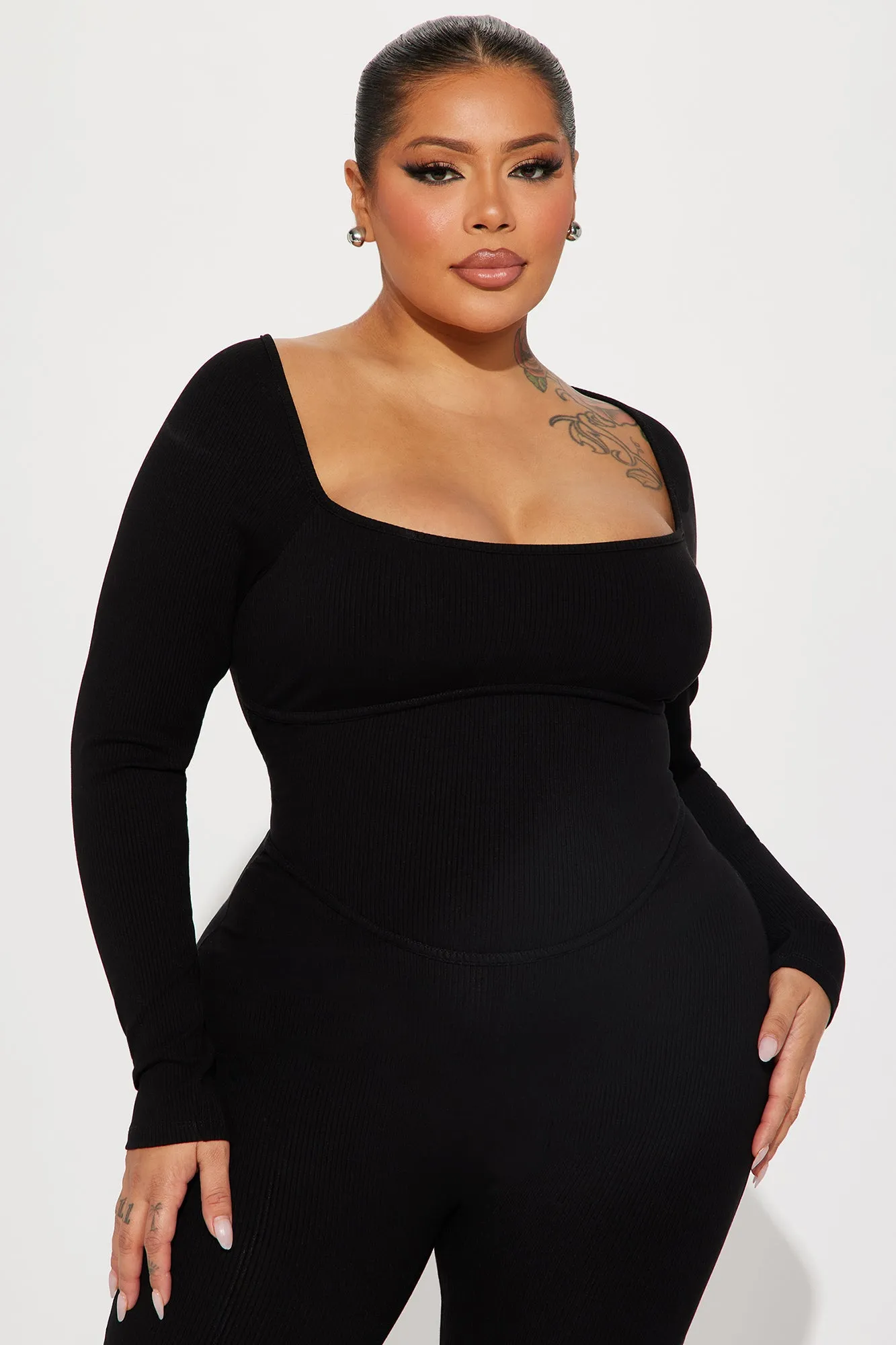 Avani Snatched Jumpsuit - Black