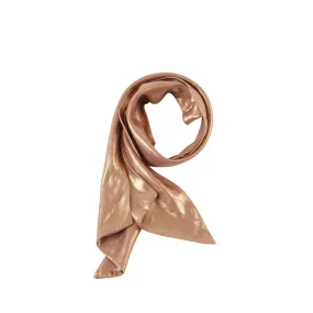 Cassidy Scarf in Rose Gold Shimmer Chiffon