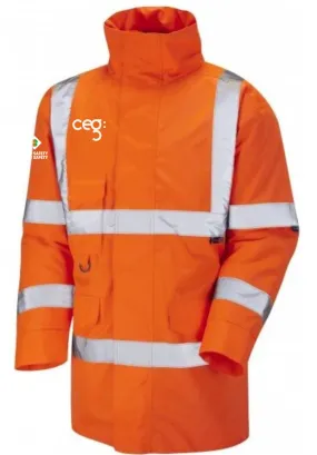CEG Padded Hi Vis Site Jacket - Traffic Marshal
