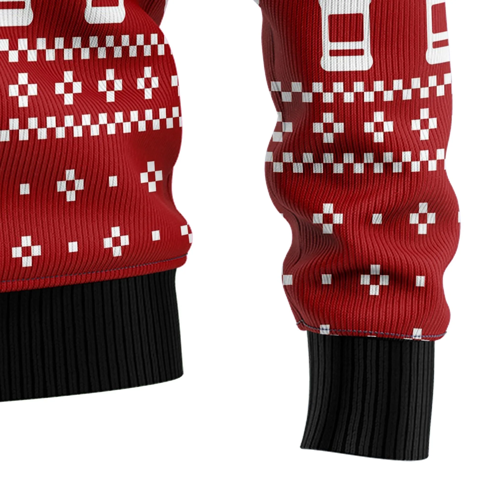 Christmas Sweater JulesRoche All-Over Print Cozy Cotton