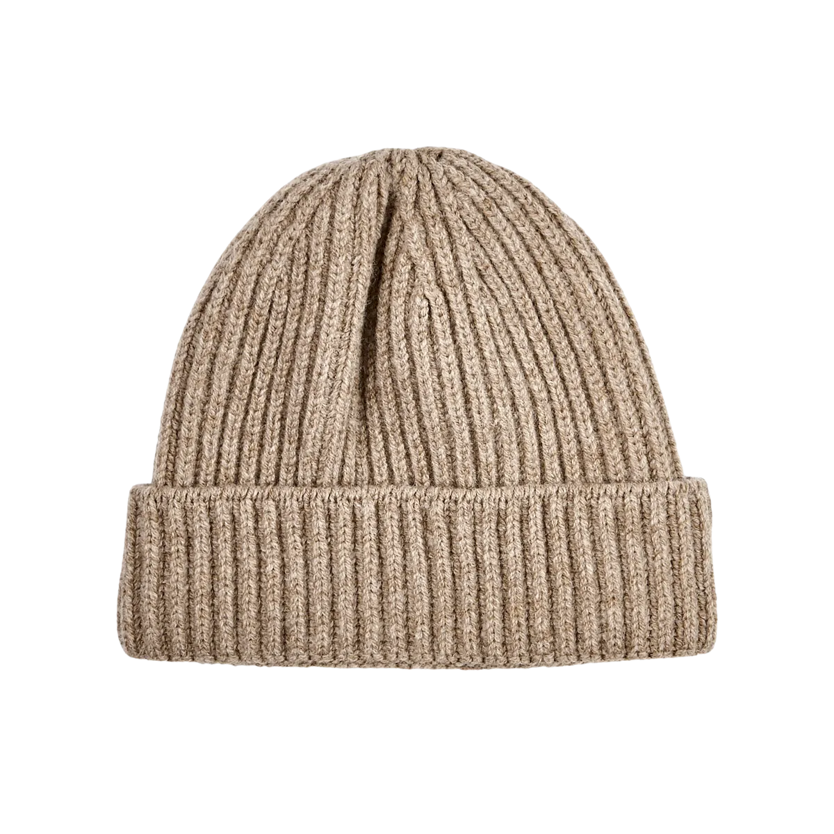 Colt Beige Geelong Lambswool Ribbed Beanie
