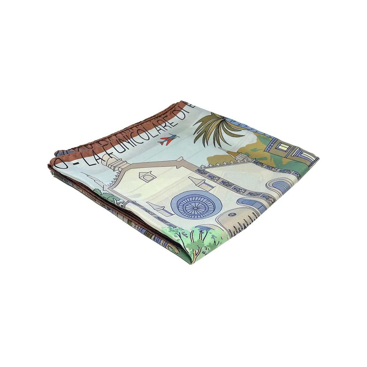 Como silk scarf 90
