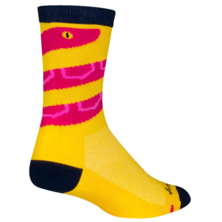 Crew Rattle Bike Socks - Yellow