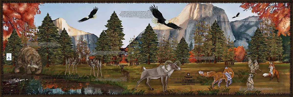 Dolomiti scarf archives design