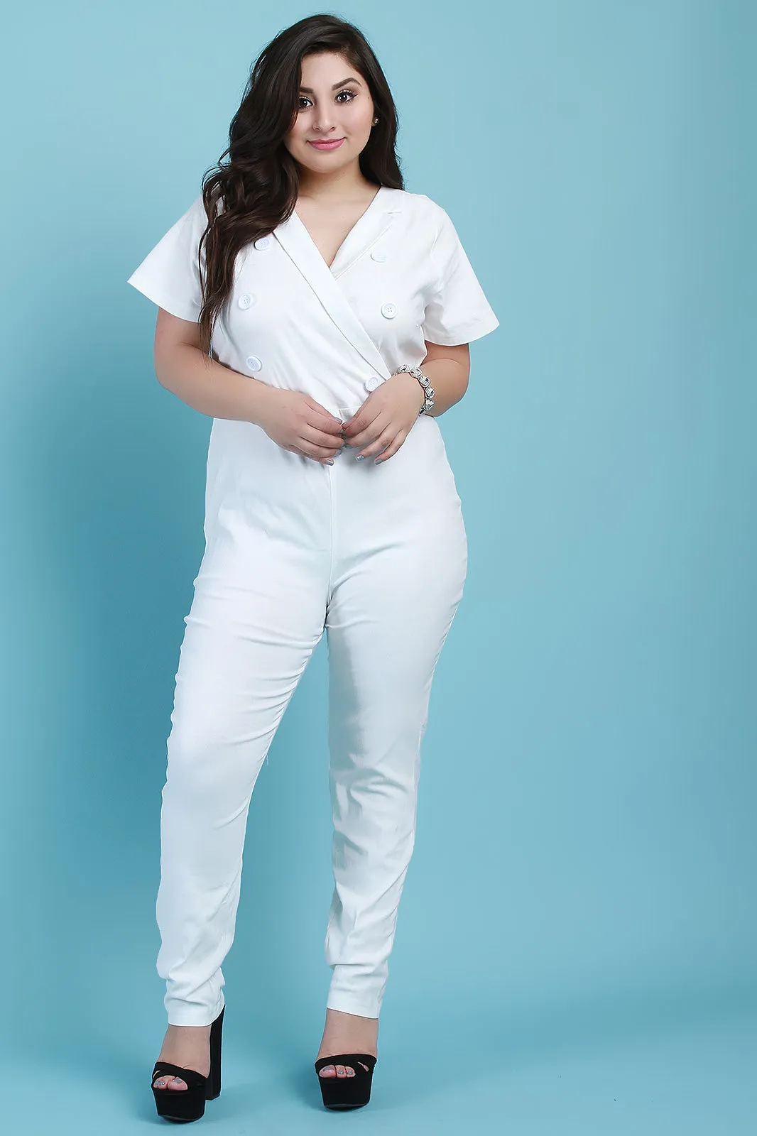 Double Breasted Jumpsuit
