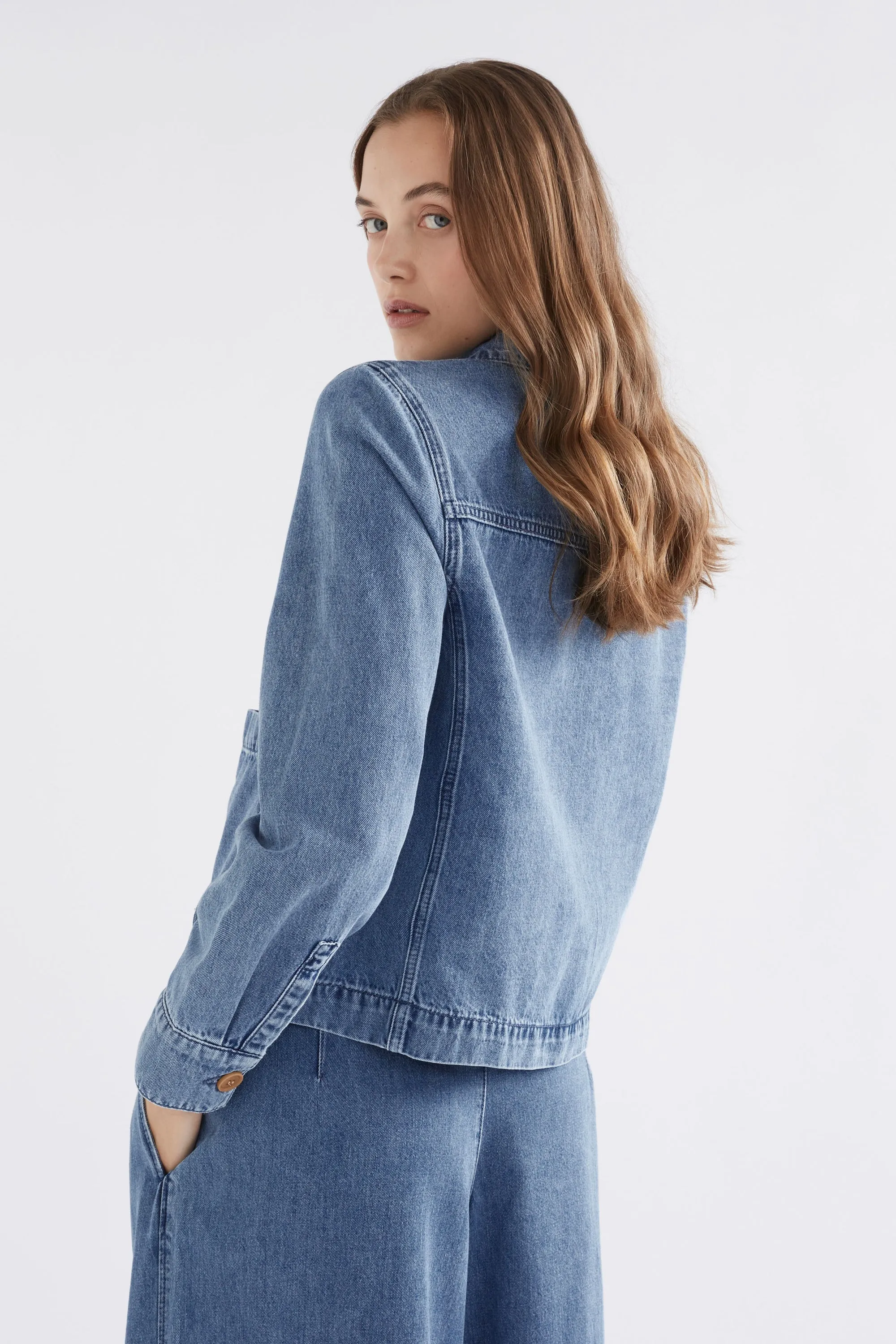 Elk The Label - Arbet Denim Jacket - Chambray Blue