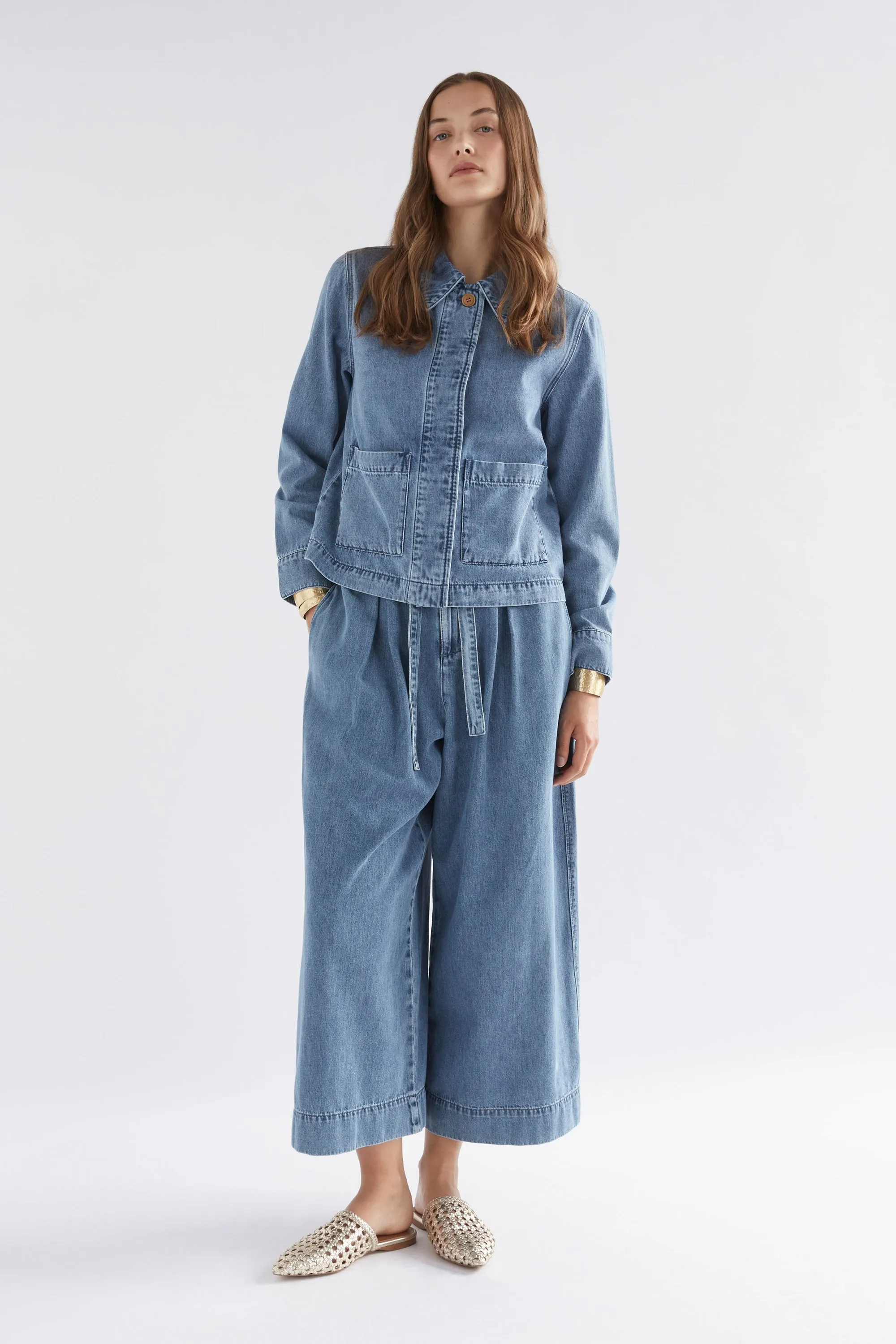 Elk The Label - Arbet Denim Jacket - Chambray Blue