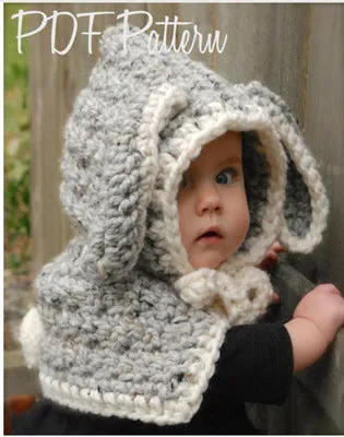 Girls Winter Scarf-Hat Handmade