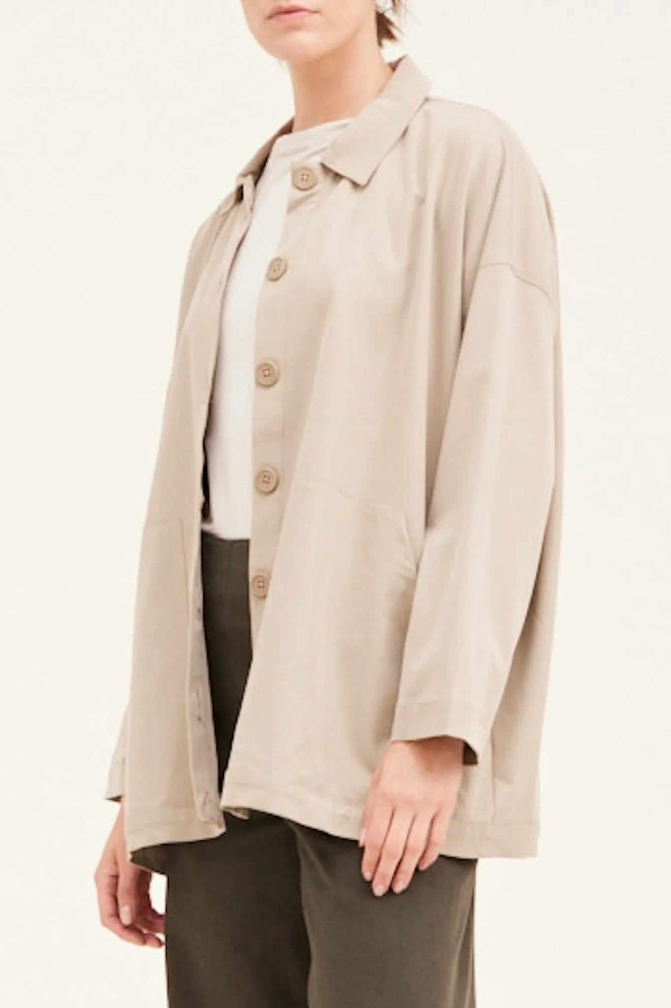 Glasgow Oversized Button Up Jacket
