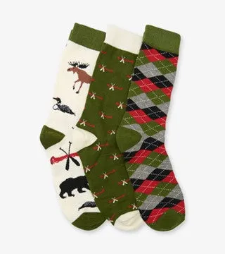 Great Outdoors Men's Crew Socks Gift Set