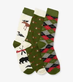 Great Outdoors Men's Crew Socks Gift Set