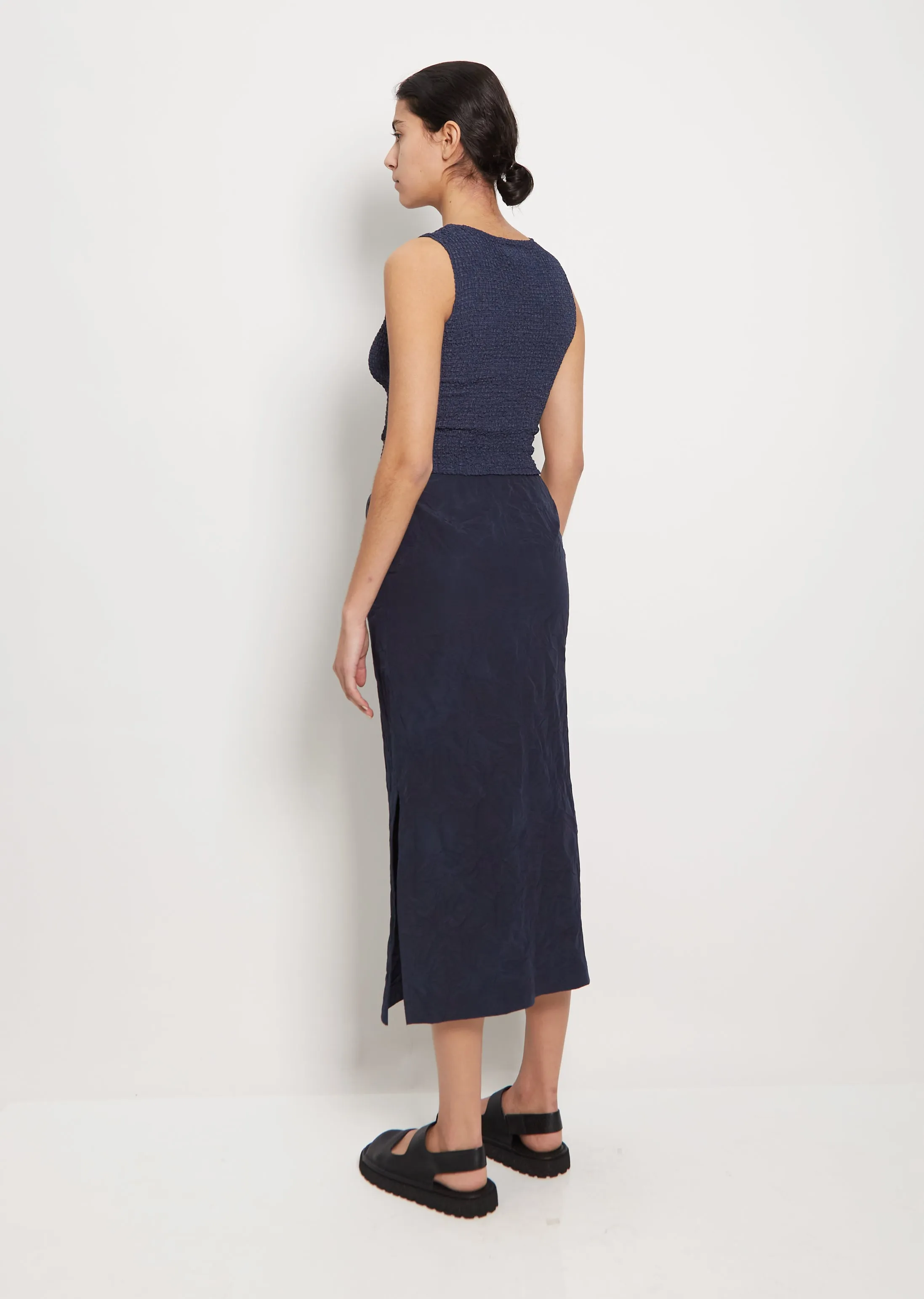 Kagozome Nylon Long Skirt