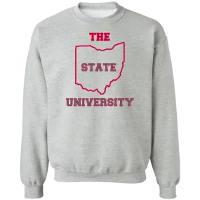 OSU-Inspired Crewneck Pullover Sweatshirt  8 oz.
