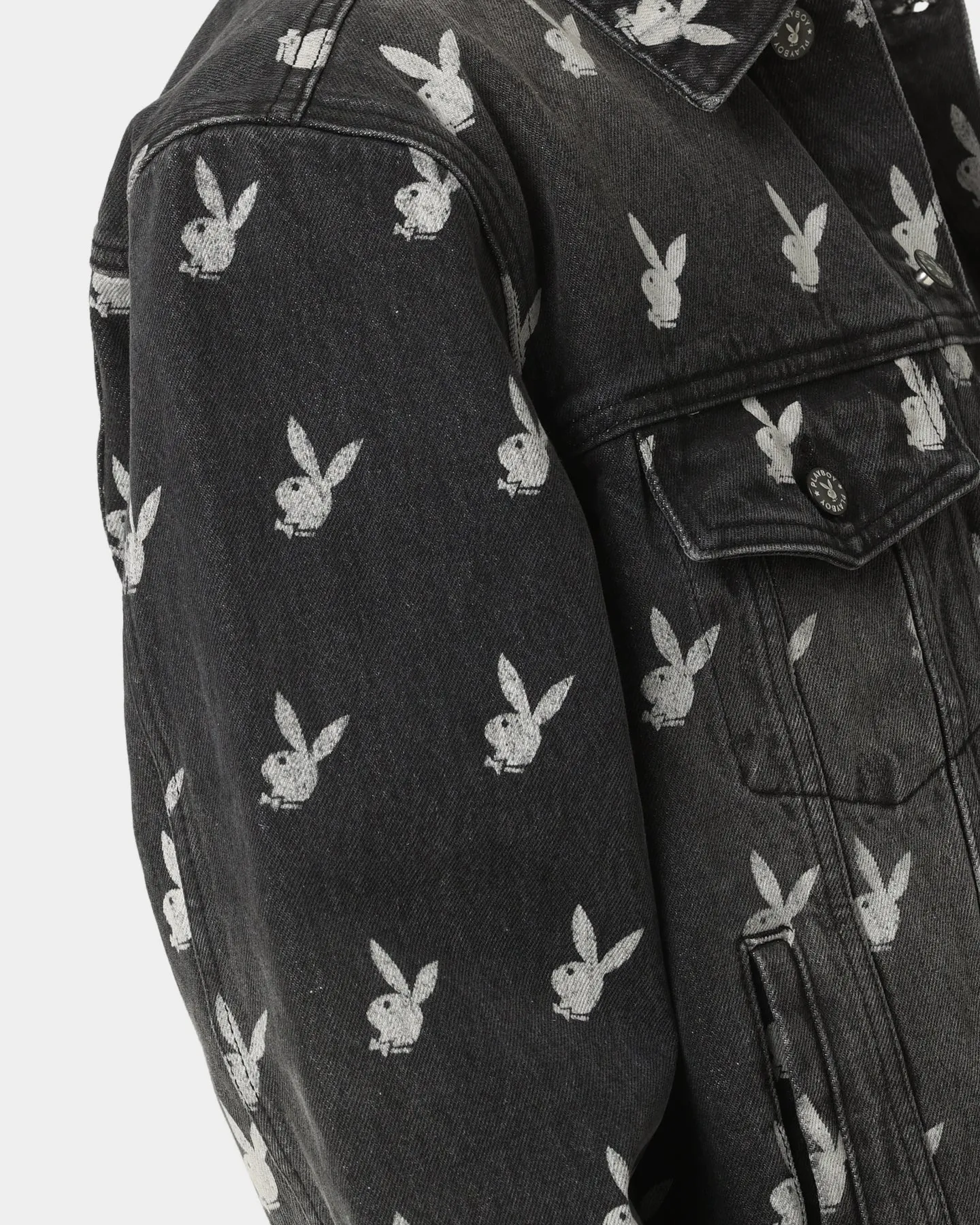 Playboy By CK Players Denim Jacket Black