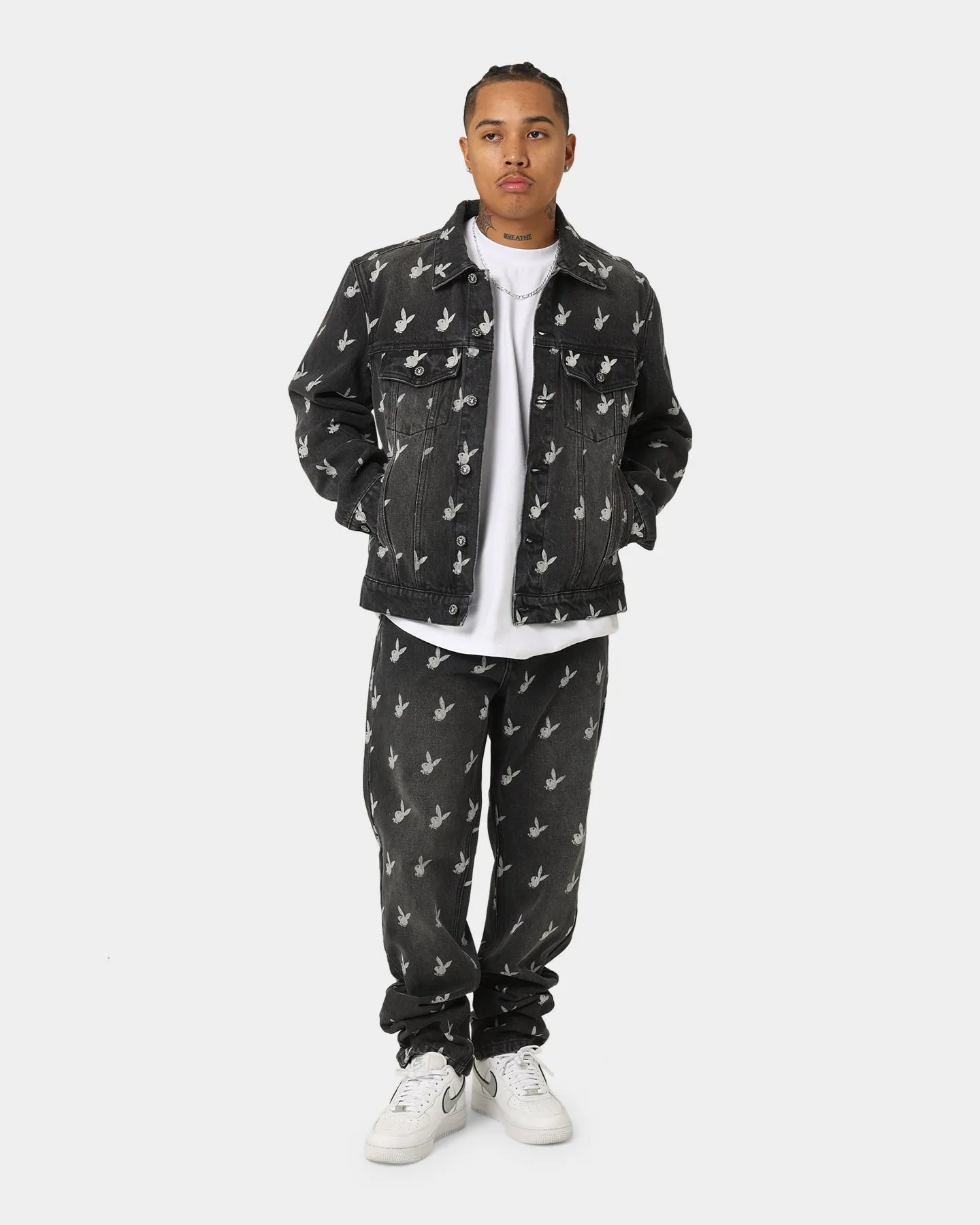 Playboy By CK Players Denim Jacket Black