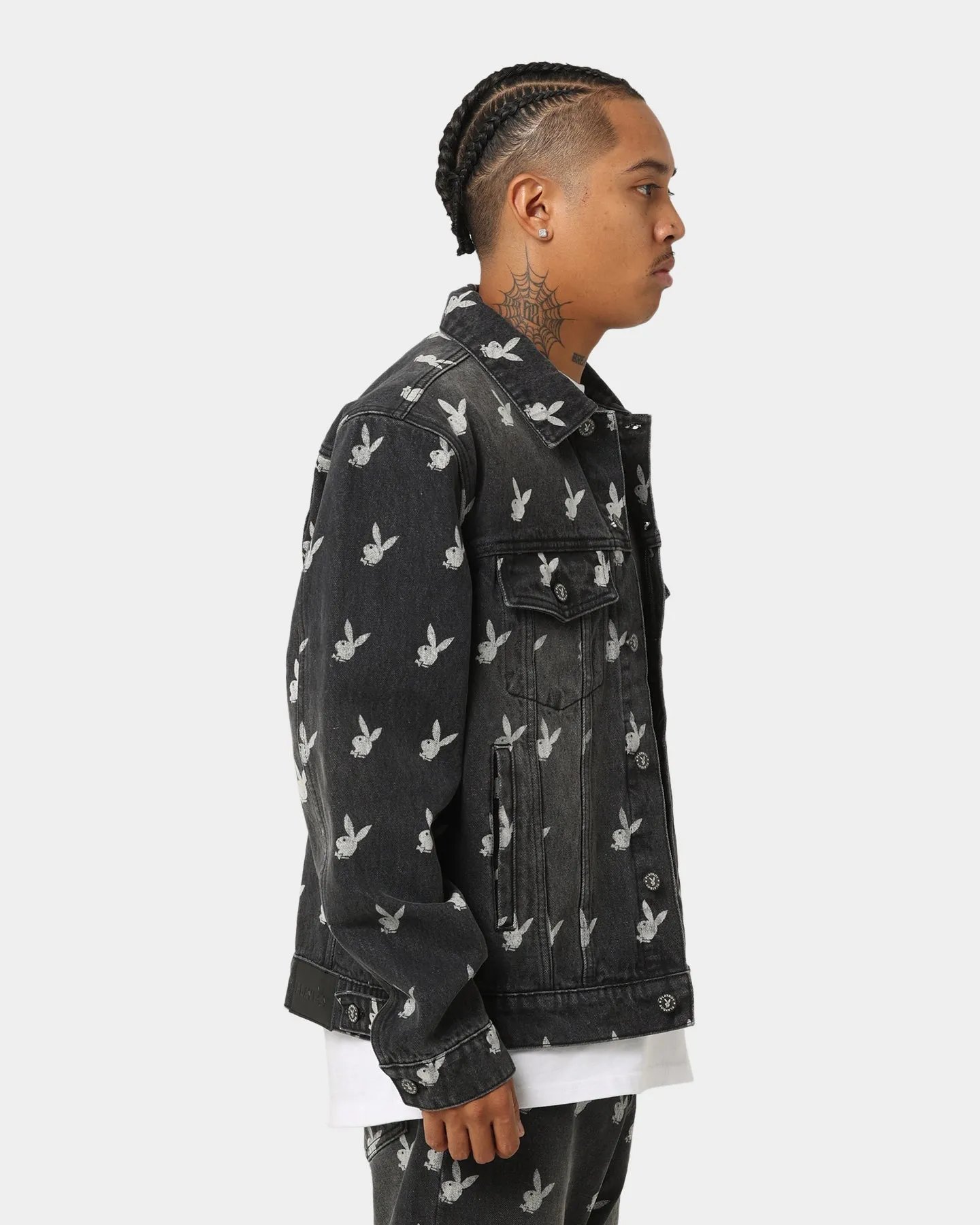 Playboy By CK Players Denim Jacket Black