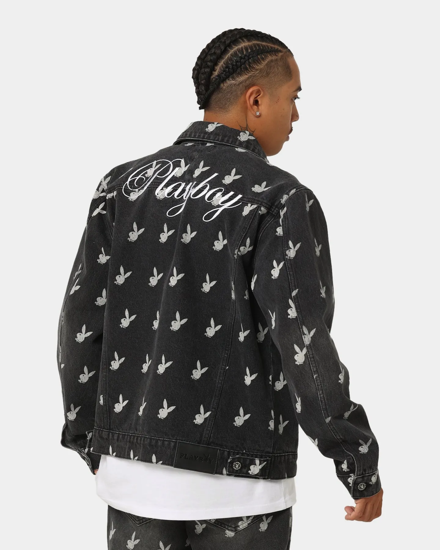 Playboy By CK Players Denim Jacket Black