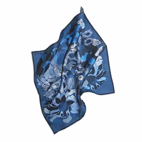 The English Garden Pocket Square - Royal Blue [Preorder]